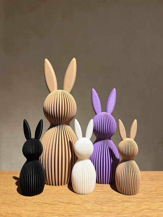 01. Osterdeko – Moderner Osterhase mit geraden Ohren