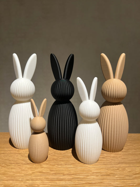 02. Osterdeko – Moderner Osterhase mit schrägen Ohren